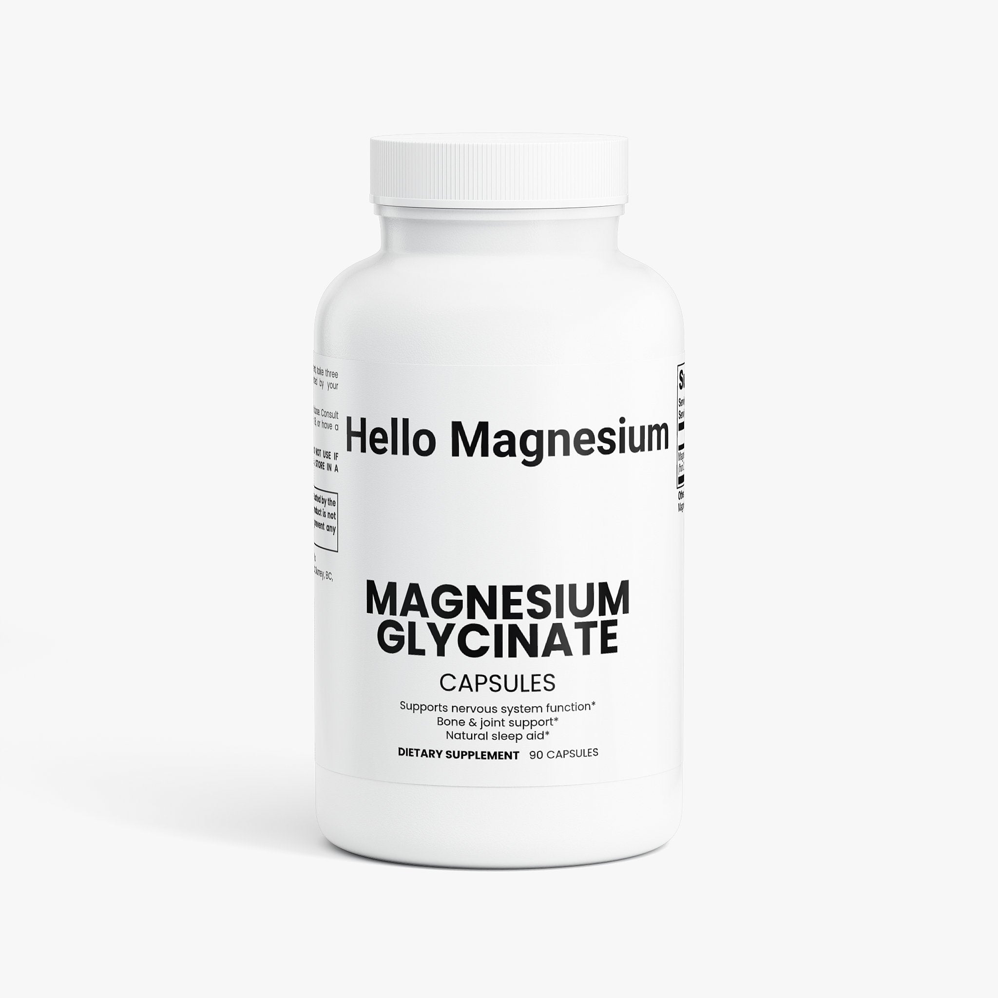 Hello Magnesium Glycinate Calm & Sleep supplement bottle